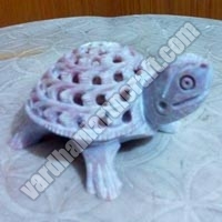 Soft Stone Undercut Tortoise Sculpture