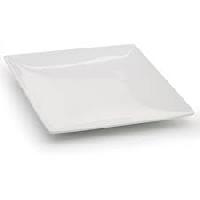 White Plain Ceramic Square plate