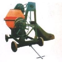 hand fed tilting drum mixer