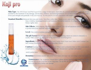 Cosderma Kojic acid peel