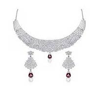 Silver Necklace Set