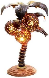 Coconut Shell Lamp