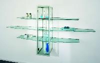 glass bathroom shelf