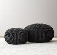 Knitted Poufs