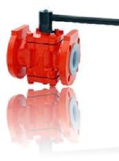 pfa lined plug valves