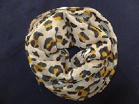 Polyester Animal Printed Oblong Scarf