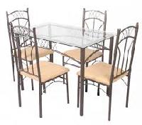 steel dining table