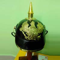 Leather Pickelhaube Prussian Helmet Lh-ph5009