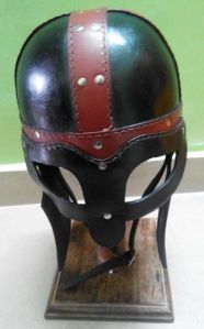 Leather Viking Helmet