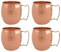 Mug, 200 ml, Copper, Hammered