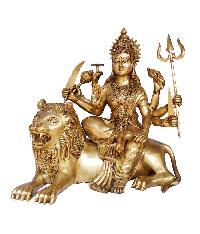 Brass Durga Statue