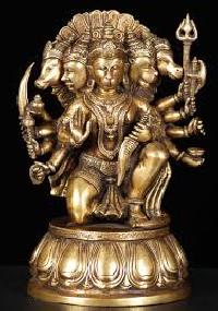 Brass Hanuman Statue