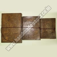 Handmade Paper Leather Diaries