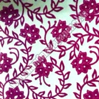 Flock Print Handmade Paper