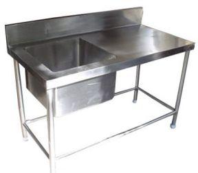 Stainless Steel Work Table With Sink