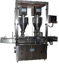 Automatic Two Head Auger Type Dry Syrup Powder Filling Machine