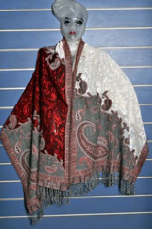 Cashmere Embroidered Wool Shawls
