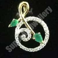 Green Lily Pendant