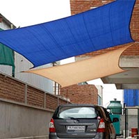 Shade Sails with attached rope