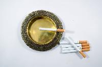 handcrafted metal ashtray