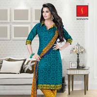 unstitched cotton printed salwar suit