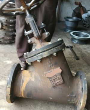 Rubber Lined Y Type Globe Valve