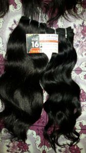 16 INCH NATURAL WAVE VIRGIN WEFT HUMAN HAIR