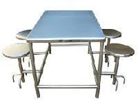 stainless steel canteen table