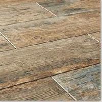 hand crafted wooden floor tiles