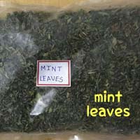 Dehydrated Mint Leaves