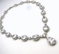 cubic zirconia necklace