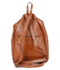 Leather college bag