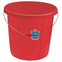 161 Plastic Striped Bucket