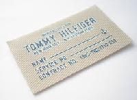 cotton printed label