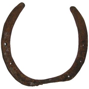 Big Size Black Horse Shoe