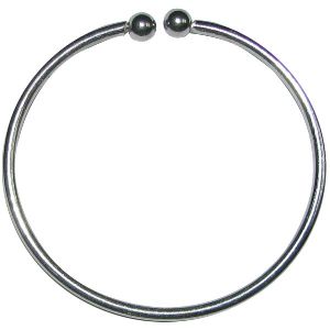 Iron Bangle Bracelet Adjustable Steel Polish For Health - A4403