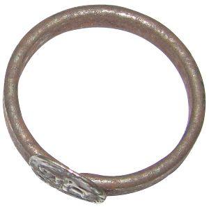 Black Horse Shoe Iron Ring