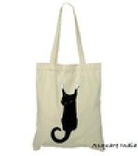 Black Cat Tote Bags