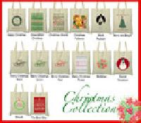 Cotton Canvas Christmas Bags