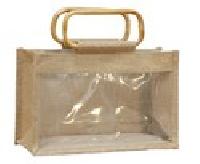 Jute Bags with PVC Window