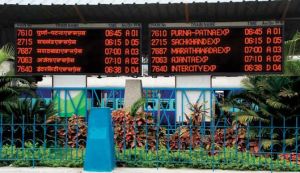 Railway Platform Display Board