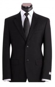 Blazer Grey Twill Weave Two Button Single Brest Blazer