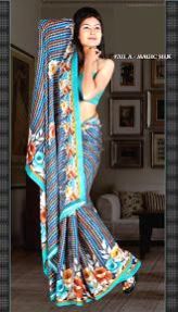 Printed Chiffon Saree