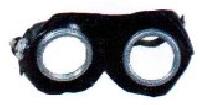 Safety Goggles - Leather Aluminum Ring with cup