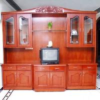 wooden showcases