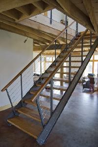 brass stair case railings