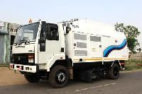 truck mounted road sweeper