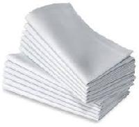 white cotton napkins