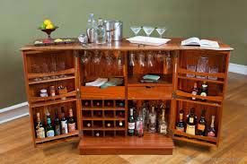 wooden wine bar