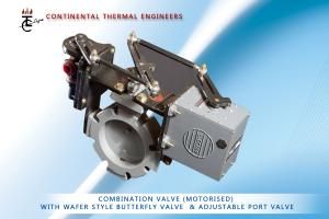 Motorised combination valve